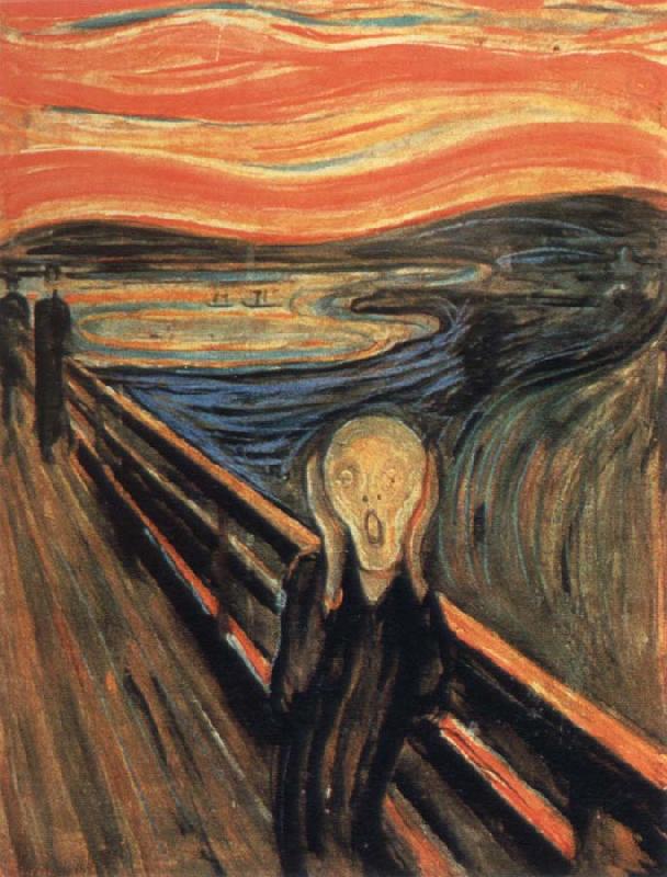 Edvard Munch the scream oil painting picture